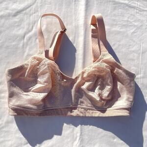 Wacoal Back Appeal Full Coverage Wire Free Bra 34DDD Beige 852303